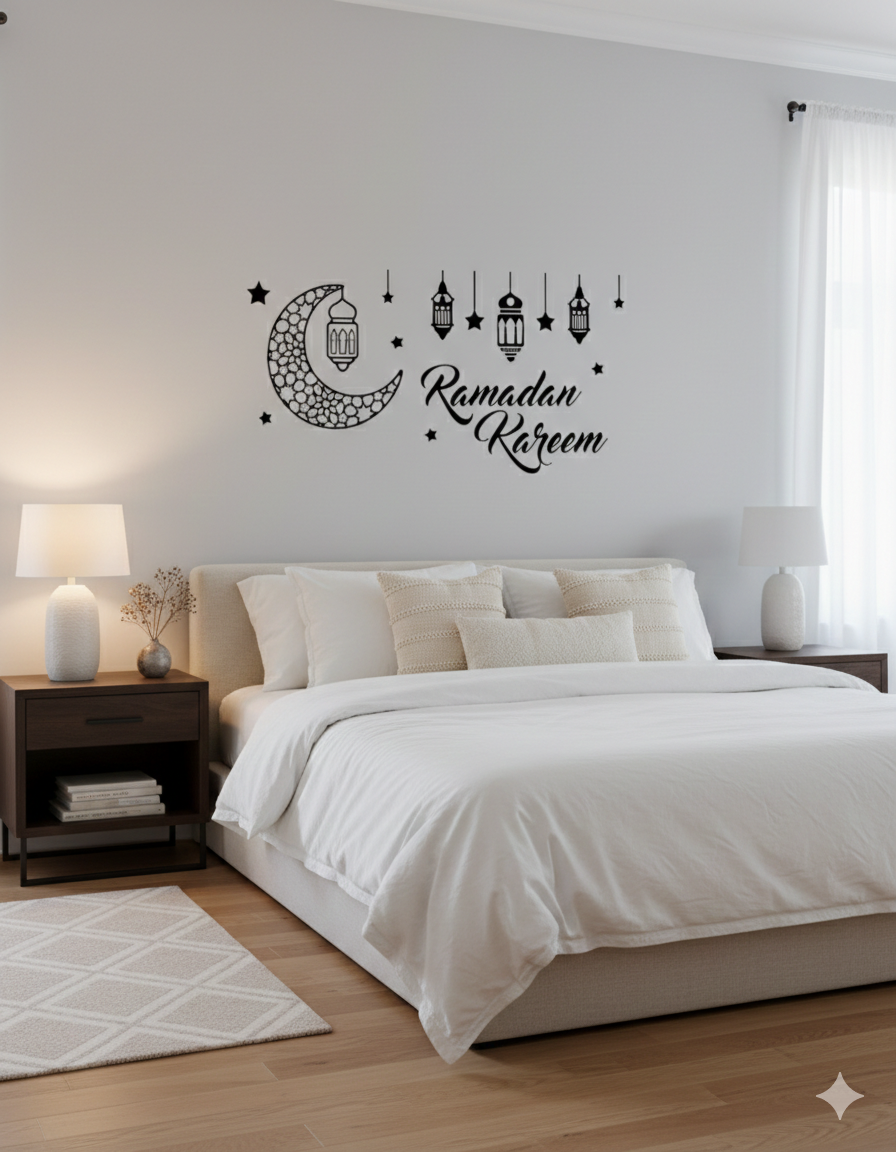 Ramazanska naljepnica za zid (Ramazan Kareem)