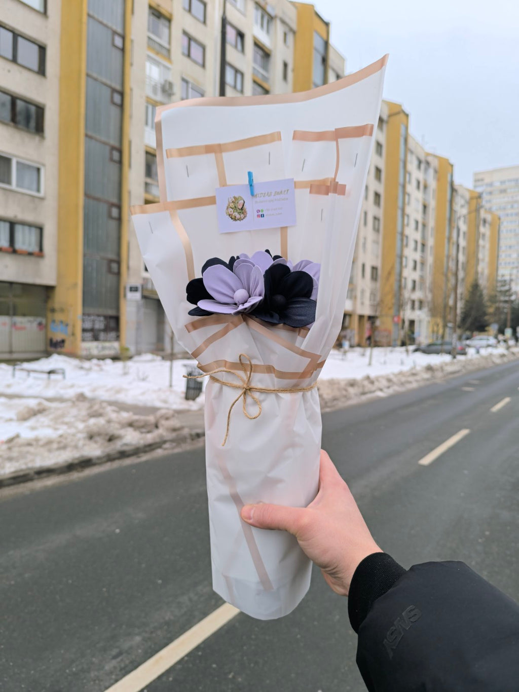 Hidžab buket od 2 mahrame