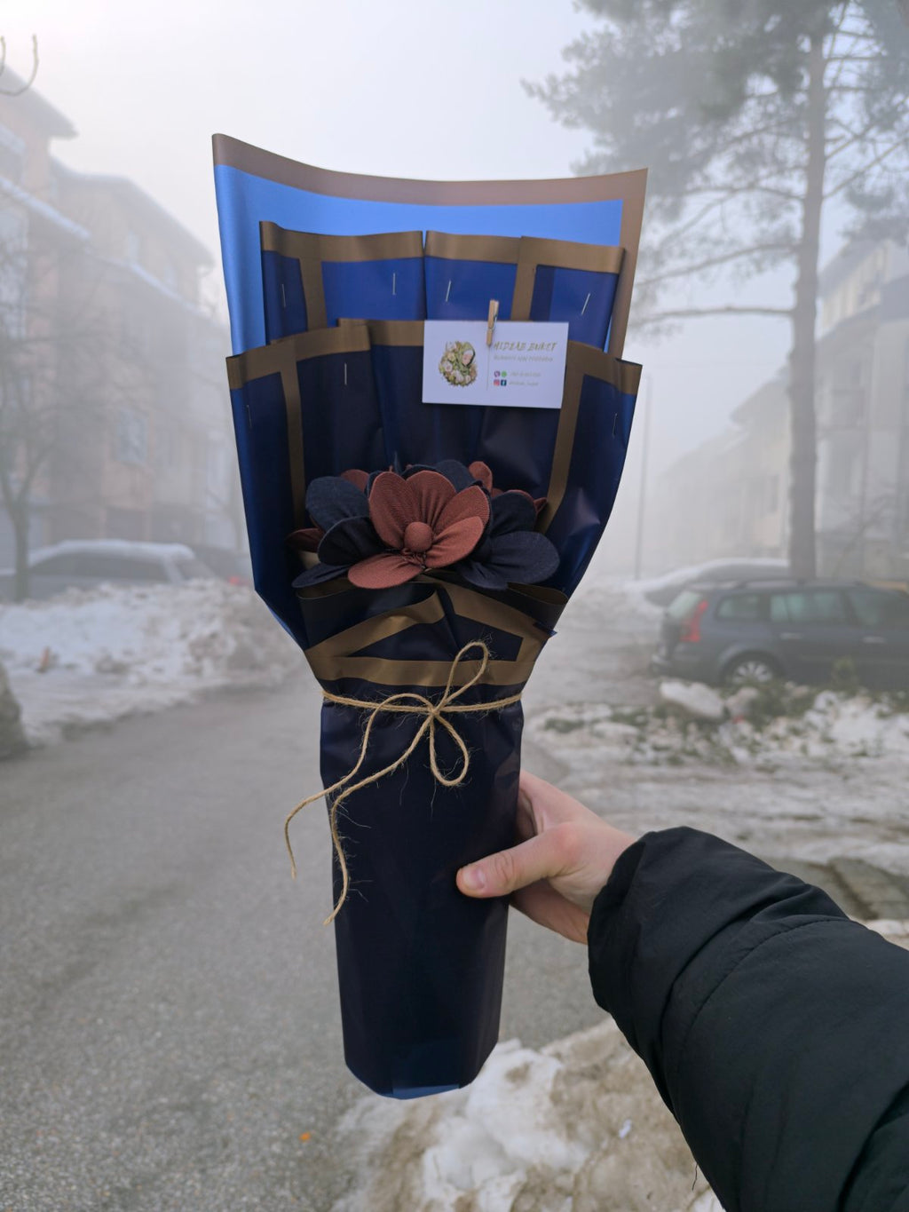 Hidžab buket od 2 mahrame