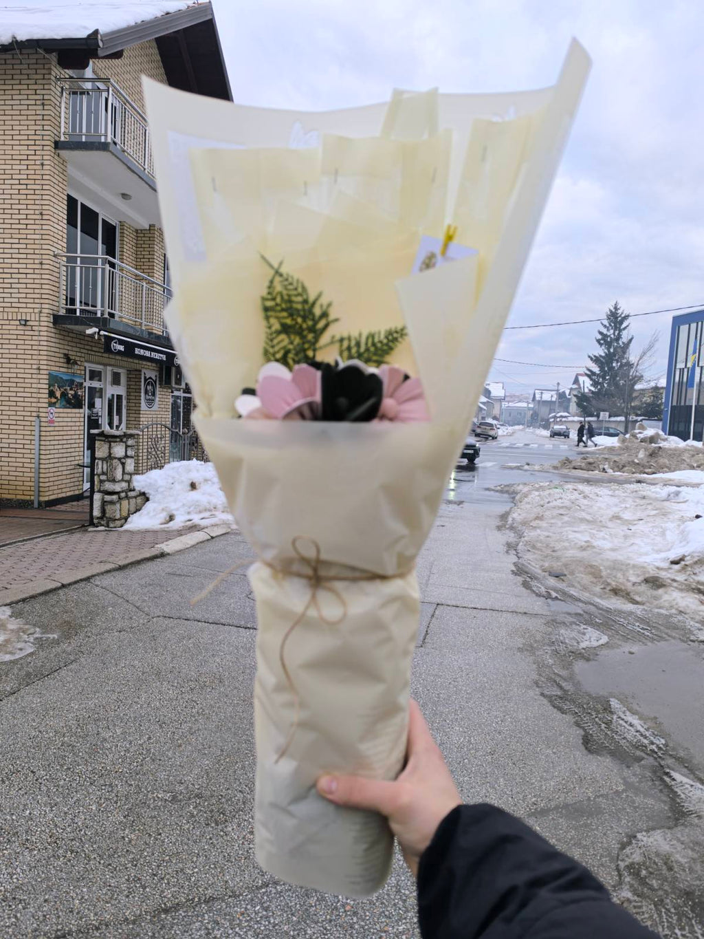 Hidžab buket od 3 mahrame